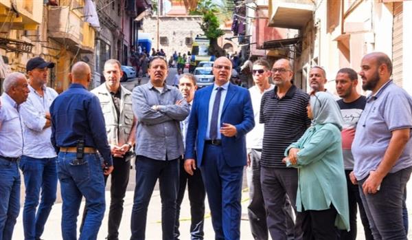 تضامن الإسكندرية تتحرك ميدانيًا لمتابعة أوضاع المواطنين بعقار شارع المازني بكرموز
