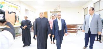 محافظ شمال سيناء يستقبل وكيل الأزهر الشريف وقيادات الأزهر