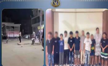   ضبط 11 طالبًا بعد مشاجرة وتراشق بالحجارة في المحلة