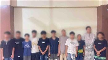   القبض على 11 طالبًا تعدوا على بعضهم بالتراشق بالحجارة في الغربية
