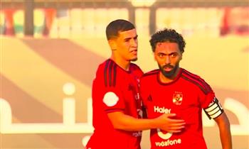   الأهلي يتقدم على بترول أسيوط بثنائية في الشوط الأول
