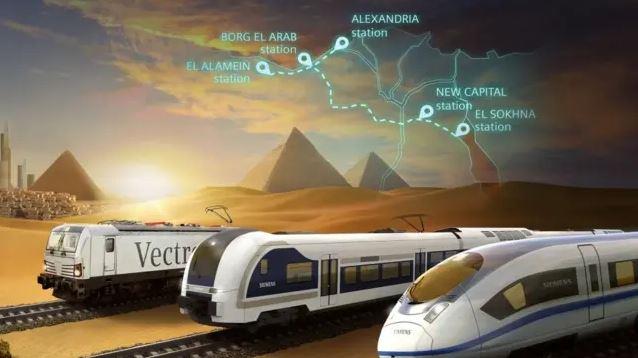 استعدادات مكثفة لبدء التشغيل التجريبي للقطار الكهربائي السريع بالخط الأول