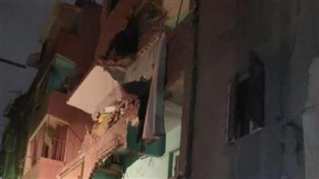   إخلاء منزل مكون من 5 طوابق بعد حدوث ميل به بسبب أعمال حفر مجاورة بالغربية