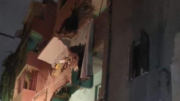 إخلاء منزل مكون من 5 طوابق بعد حدوث ميل به بسبب أعمال حفر مجاورة بالغربية
