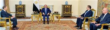 الرئيس السيسي يستقبل رئيس جهاز الاستخبارات الخارجية بروسيا