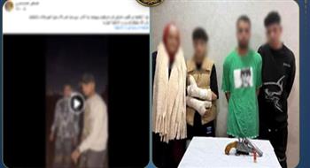   ضبط متهمين بإطلاق أعيرة نارية في الهواء بالقليوبية بعد تداول فيديو الواقعة
