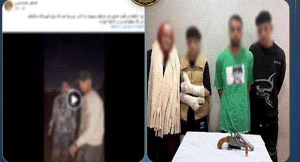 ضبط متهمين بإطلاق أعيرة نارية في الهواء بالقليوبية بعد تداول فيديو الواقعة