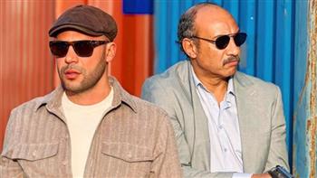   محمد إمام يشيد بأحمد فهيم في كواليس مسلسل الكينج