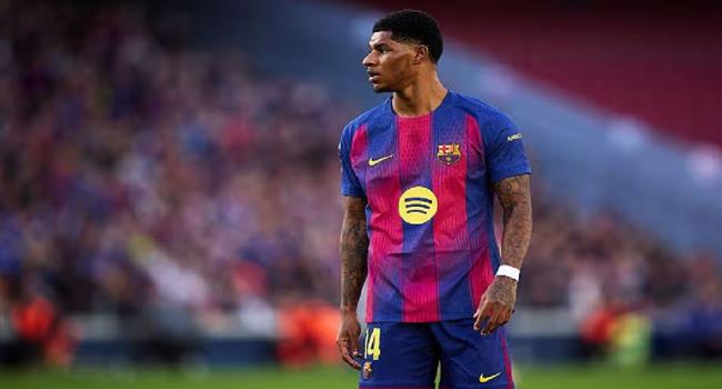 برشلونة يعلن غياب ماركوس راشفورد أمام أتلتيكو مدريد في الكأس
