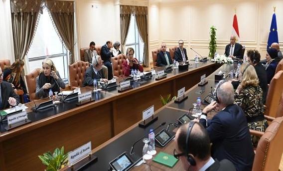 رئيس مجلس النواب يستقبل سفراء دول الاتحاد الأوروبي في مصر