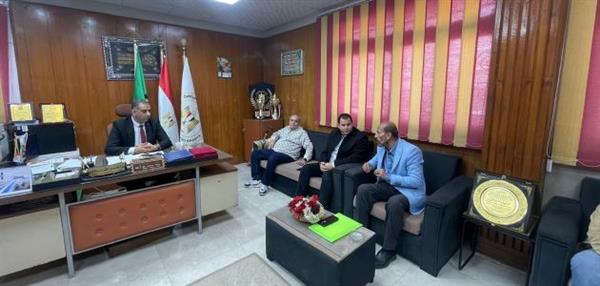 مدير رياضة القليوبية يبحث فرص الاستثمار بنادي البلاستيك