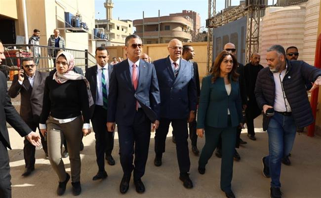 وزيرا التنمية المحلية والتموين ومحافظ القليوبية يفتتحون مجزر كفر شكر 