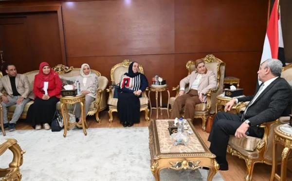 محافظ الغربية يستقبل رئيسة القومي للطفولة ويبحثان اليات التعاون لدعم الأطفال