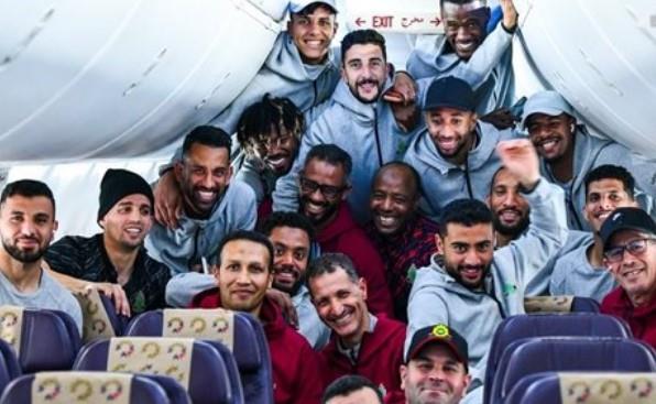بعثة الجيش الملكي في طريقها للقاهرة استعدادًا لمواجهة الأهلي بدوري الأبطال