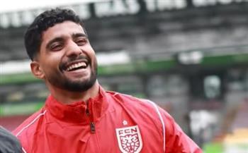 إبراهيم عادل يخوض مرانه الأول مع نورشيلاند الدنماركي