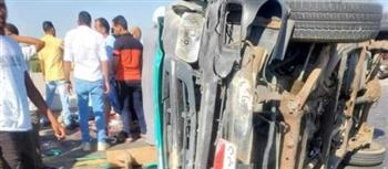   انقلاب سيارة ربع نقل بطريق جمصة بالدقهلية يسفر  عن إصابة 3 أشخاص