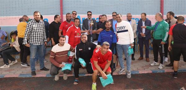 فريق القناطر الخيرية يحصد كأس بطولة شركة مياه القليوبية