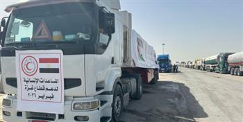   الهلال الأحمر المصري يستقبل الدفعة العاشرة من الفلسطينيين ويدفع بقافلة "زاد العزة 138"