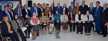 لقاء القنصل المصري في الكويت مع عدد من أبناء الجالية المصرية
