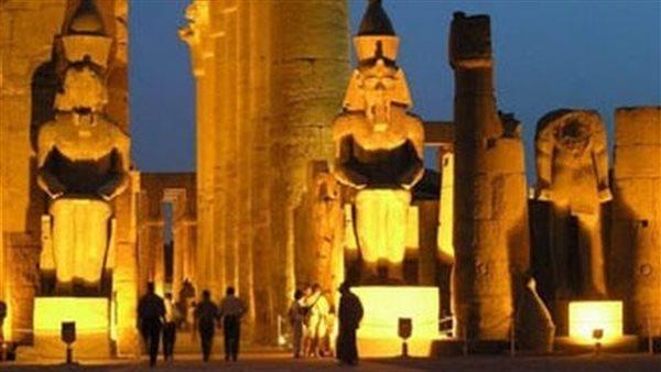 عروض الصوت والضوء بمعابد الكرنك خلال شهر رمضان