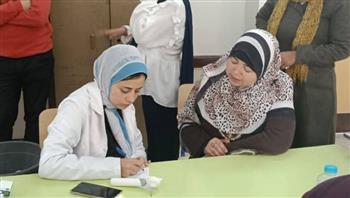 جامعة بنها تنظم قافلة طبية متخصصة بمدرسة زاوية بلتان الإعدادية