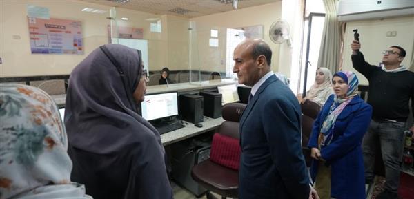 محافظ أسيوط الجديد يتفقد إدارات الديوان العام