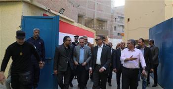   محافظ الجيزة يتفقد الاستعدادات النهائية لافتتاح سوق العريش الحضاري بالطالبية