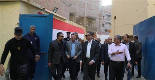 محافظ الجيزة يتفقد الاستعدادات النهائية لافتتاح سوق العريش الحضاري بالطالبية