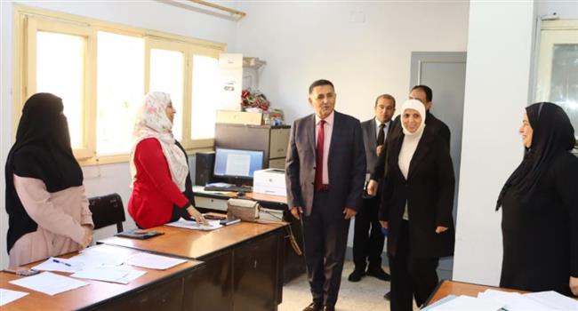محافظ القليوبية يتفقد الديوان العام ويقدم التهنئة بمناسبة شهر رمضان المبارك