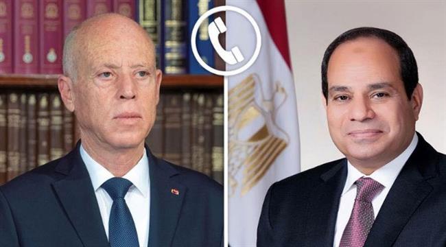 اتصال هاتفي بين الرئيس السيسي ونظيره التونسي بمناسبة حلول شهر رمضان