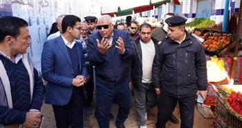   الزملوط يتفقد سوق مطروح العمومى 