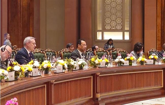 وزير الاتصالات يلقي كلمة مصر خلال جلسة القادة ضمن قمة تأثير الذكاء الاصطناعي في الهند