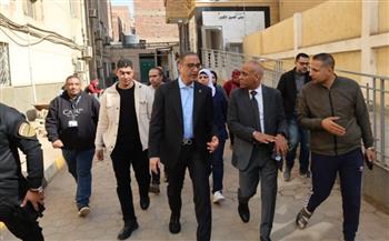   محافظ الجيزة يتفقد مستشفى أبو النمرس المركزي للتأكد من انتظام العمل 