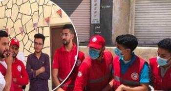 الهلال الأحمر المصري يدفع بفرقه لتقديم الدعم اللازم للمرضى والجرحى القادمين من غزة