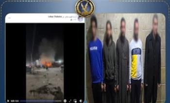 كشف ملابسات حريق كشك بالإسماعيلية