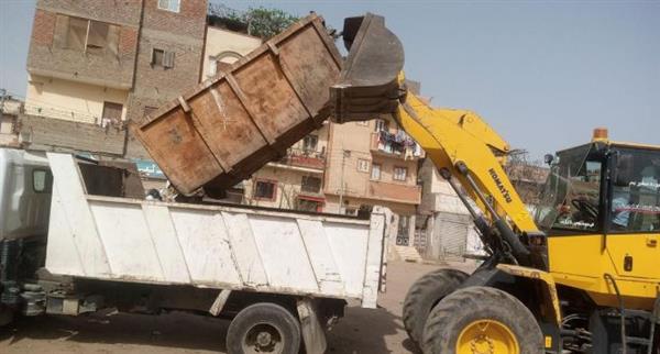 رفع 80 طن مخلفات وقمامة وأتربة بـ4 قرى فى مركز سوهاج