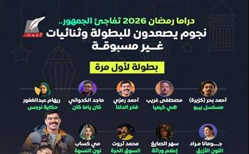   دراما رمضان 2026.. خريطة "جيل جديد" وتحدي البطولة المطلقة
