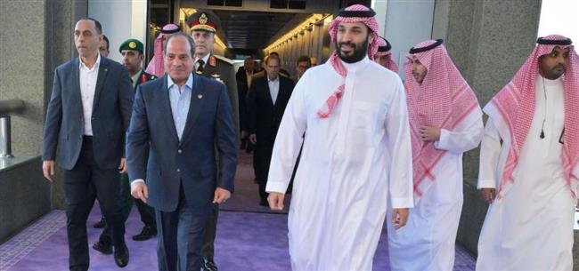 السيسي وولي العهد السعودي يتفقان على تعزيز الاستقرار الإقليمي
