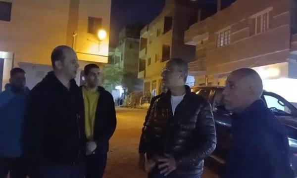 محافظ الجيزة يجري جولة ميدانية مفاجئة منتصف الليل بمنطقة ناهيا