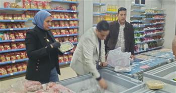 حملات رقابية بالمنيا تضبط لحومًا غير صالحة وتحرر مخالفات