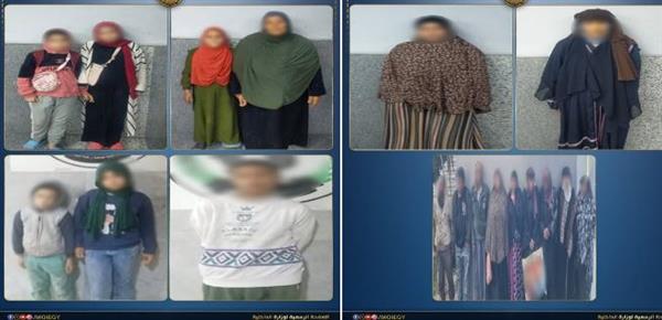 ضبط شبكة استغلال الأطفال للتسول في الجيزة