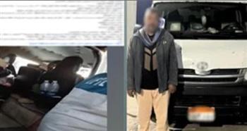 الأمن يضبط سائق ميكروباص منع راكباً من الركوب وطارده بالحجارة