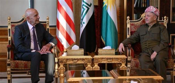 بارزاني لمبعوث الرئيس الأمريكي: نؤيد ترشيح رئيس حكومة للعراق يلتزم بالدستور