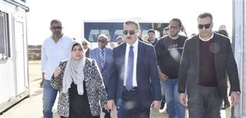   محافظ بورسعيد يتفقد مشروع 111 عمارة سكنية بالحي الإماراتي