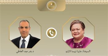 وزير الخارجية يبحث مع نظرته الفلبينية تعزيز التعاون بين البلدين