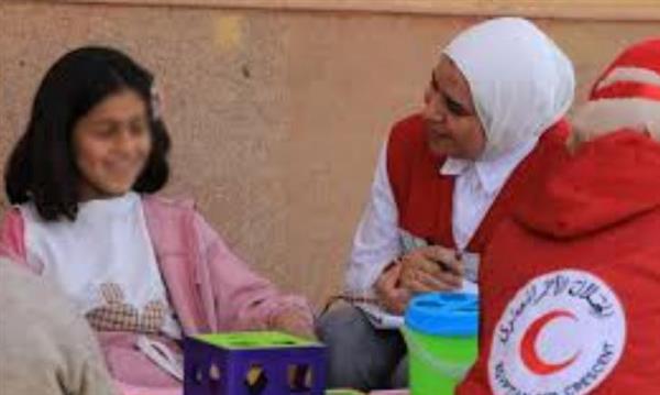 طفلة فلسطينية: وجدت في مصر الآمان ومتطوعو الهلال الأحمر المصري أعادوا لي الفرح