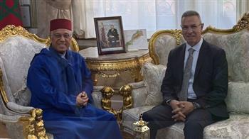   سفير المغرب بالقاهرة يبحث تطورات القضية الفلسطينية مع رئيس قطاع فلسطين بالجامعة العربية