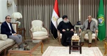   محافظ الإسماعيلية يستقبل ممثلى الكنائس بالمحافظة للتهنئة بمنصبه الجديد