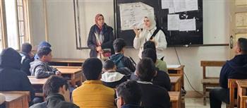   المركز القومي للبحوث ينظم جلسة توعية رقمية لطلاب مدرسة الرمل