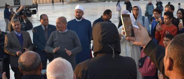 ليلة رمضانية متكاملة بمسجد مصر الكبير تجمع الدين والثقافة والفنون